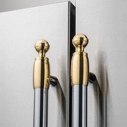 Bertazzoni Collezione Metalli Gold Decor Set For Refrigerator And Dishwasher