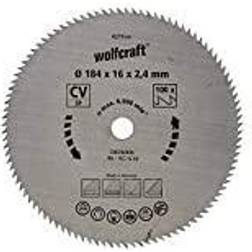 Wolfcraft 1 Kreissägeblatt cv, 100 Zähne ø184mm