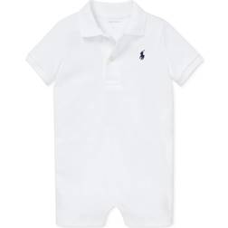 Polo Ralph Lauren Kid's Cotton Interlock Polo Shortall - White