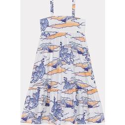 Kenzo KIDS Girls Strappy Tigers Dress - White