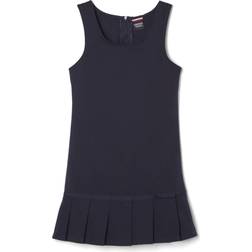 French Toast Girls' Little Pleated Ribbon Bow Jumper, Navy