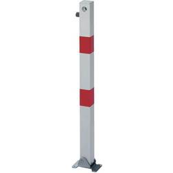 Alberts Absperrpfosten Klappy 70x70 mm Zyl. Aufschr