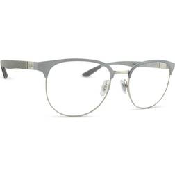 Ray-Ban Rb8422 Grau Auf Silber Fassung Klar Glas Polarisiert 54-19 Grau auf Silber 54-19