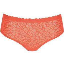 Sloggi zero feel lace high waist trosa Röd av 55% Polyamid, 45% Elastan, för Dam