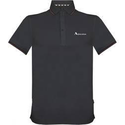 Aquascutum Brand Logo Polo Shirt - Black