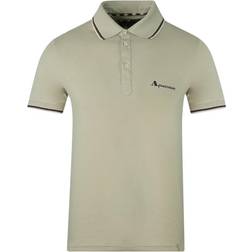 Aquascutum Brand Logo Polo Shirt - Beige