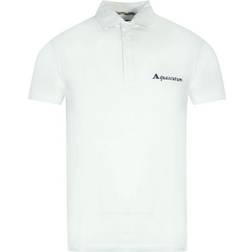 Aquascutum Signature Logo Polo Shirt - White
