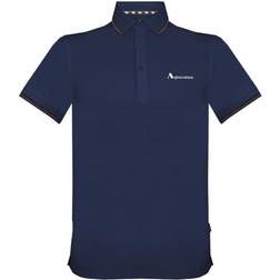 Aquascutum Brand Logo Polo Shirt - Navy