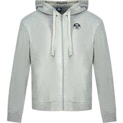 North Sails Men's Logo Zip Hoodie - Grey