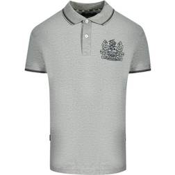 Aquascutum Aldis Tipped Polo Shirt - Grey