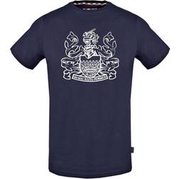 Aquascutum Aldis Crest T-shirt - Navy Blue