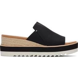 Toms Diana - Black Heavy Canvas Wide