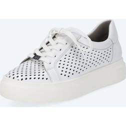 Caprice Hvide Læder Sneakers - Hvid