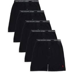 Polo Ralph Lauren Classic Fit Cotton Knit Boxer Pack Black