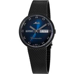 Mido Commander Shade 37MM SS Black Mesh Watch