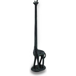 Zeckos Verdigris Finish Giraffe Paper Towel Holder