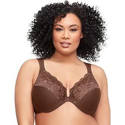 Glamorise WonderWire Front-Close Bra Mocha