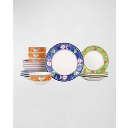 Vietri Melamine Campagna Assorted 16-Piece Service for Four Servizio da Tavola