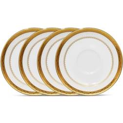 Noritake Odessa Gold Set of Service For Saucer Plate 4