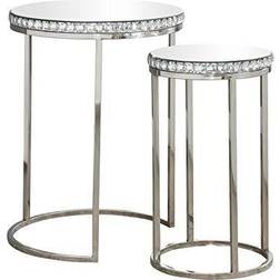 Coaster Bleker Silver Nesting Table