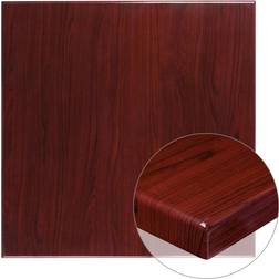 Flash Furniture 36'' Square High-Gloss Mahogany Resin Dining Table