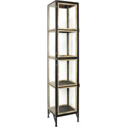 Benjara Style 4 Tier Metal Storage Cabinet