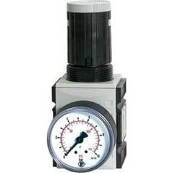 Riegler RIEGLER Druckregler durchgehend Futura Manometer Baugröße 1 G3/8" 0,5-16bar