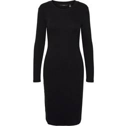 Vero Moda Natasha LS Dress - Black