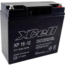 XCell XP1712 Blybatteri 12 V 18 Ah Blyfleece.