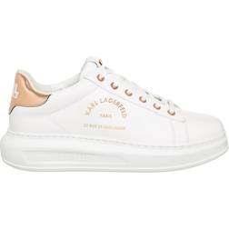 Karl Lagerfeld Maison Womens White/Pink Trainers