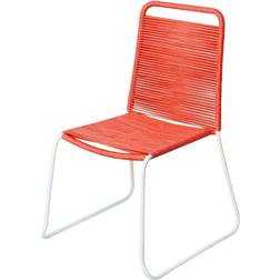 BigBuy Home Silla de Jardín Antea 57 X 61 X 90 Cm Rojo Cuerda