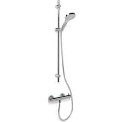 Blue Label Blue Label Termostatblandare 90 cm Handdusch Krom