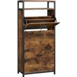 Vasagle Shoe Cabinet 3 Tier With Shelf Range-chaussures