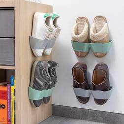 Northix Adhesive Holders Pack of 4 Units Shoe Rack