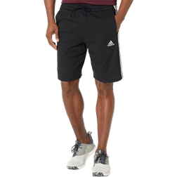 Adidas Essentials 3-Stripes Single Jersey Shorts - Black/White