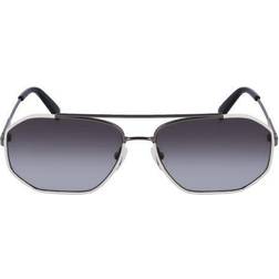 Ferragamo SF 303SL 026 - White/Ruthenium Grey