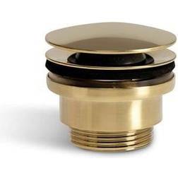 Blue Label BUNDVENTIL, Pop UP børstet guld 1 1/4"