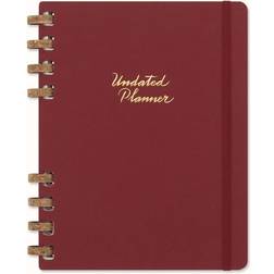 Moleskine Undatierter Life Kalender Xl, Wochen-Monatskalender, Einband, Crush Cherry
