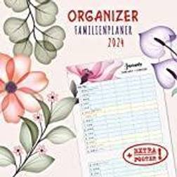 Tushita PaperArt Familien Organizer 2024: Kalender 2024