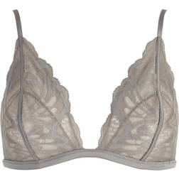 Calvin Klein Lingeri Unlined Triangle BH F6807e Pet Satellite, Dame, Størrelse: XS, Satellite