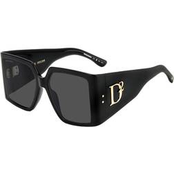 DSquared2 D2 0096/S 807/IR Donna Squadrata Nero