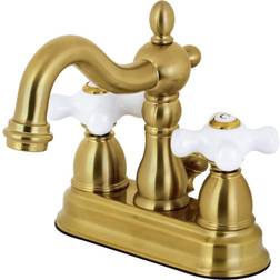 Kingston Brass KB1607PX Heritage 4 in Centerset Bathroom Faucet Brus Bronze
