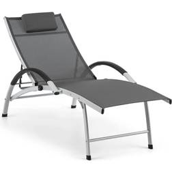 Blumfeldt Sun Valley Tumbona Plegable Almohada Gris