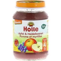 Holle Baby Food Jar Apple & Blueberry Bio 190g