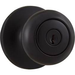 Salem Keyed Entry Door Knob with Rose the Oil