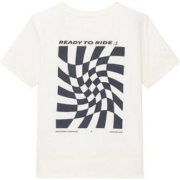 Tom Tailor Pojkar T-shirt Med Tryck - Ullvit