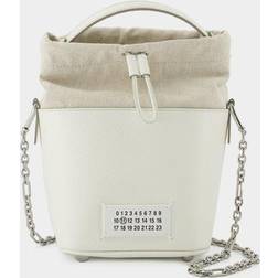 Maison Margiela 5ac Bucket Small Bag White