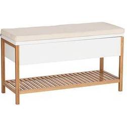 Wenko Skobänk Med Förvaringsfack MDF 90 x 52 x 35 Skoställ
