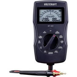 Voltcraft Batteritestare BT-501 Mätområde batteritestare 1,2 V, 1,5 V, 3 V, 6 V, 3,7 V, 9 V, 12 V Batteri, Batteri BT-501