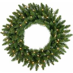 Vickerman 24 Camdon Fir Artificial Christmas Wreath Warm Decoration